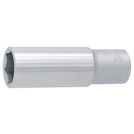UNIOR 3/8" 13mm 6-kulmainen hylsy 238/IL pitkä