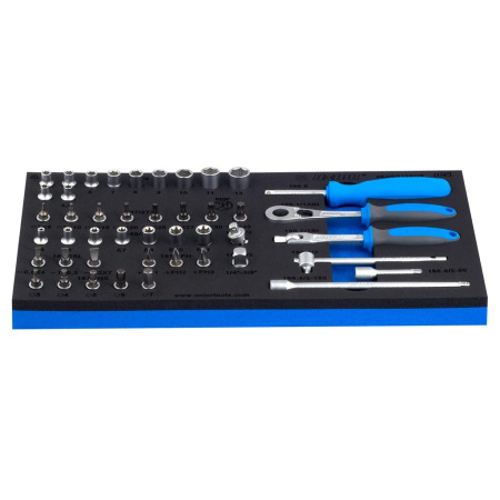 UNIOR 1/4" hylsysarja 45-os 964/5sos, vaunuun
