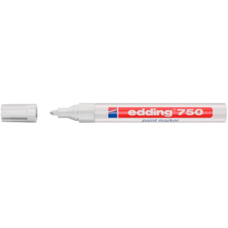 EDDING maalikynä 750 valkoinen 2-4mm