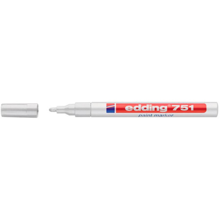 EDDING maalikynä 751 valkoinen 1-2mm