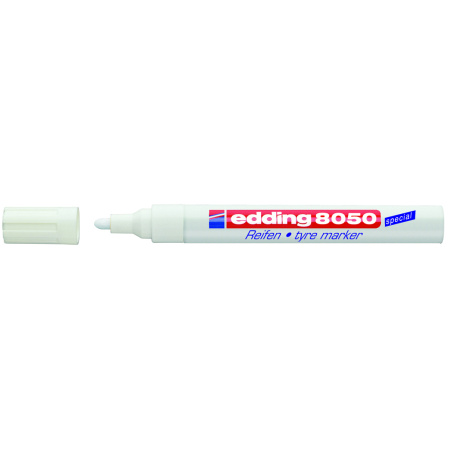 EDDING 8050 merkkauskynä renkaille valkoinen