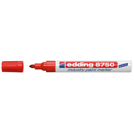 EDDING 8750 teollisuusmaalikynä punainen