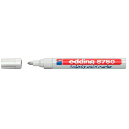 EDDING 8750 teollisuusmaalikynä valkoinen