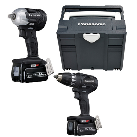 PANASONIC Combokit EY74A3/EY75A8, 2x5Ah T-LOC 4 DD