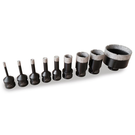 MANDREX DryXcut timanttireikäsahasarja 5-68mm 10-o