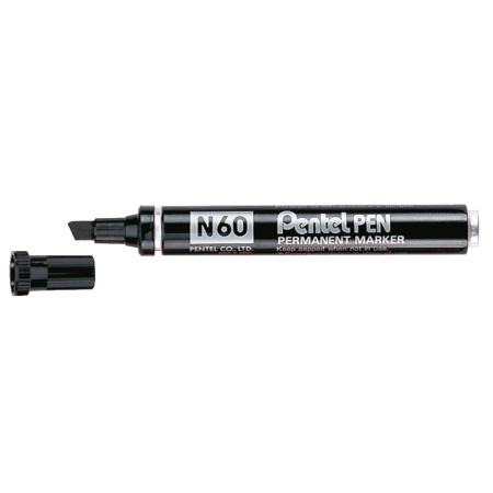 PENTEL N60-AE huopakynä musta viistokärki
