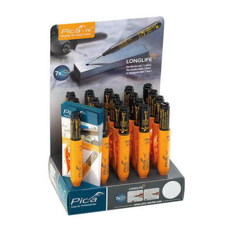 Pica Ink reikätussi display 20-os, musta