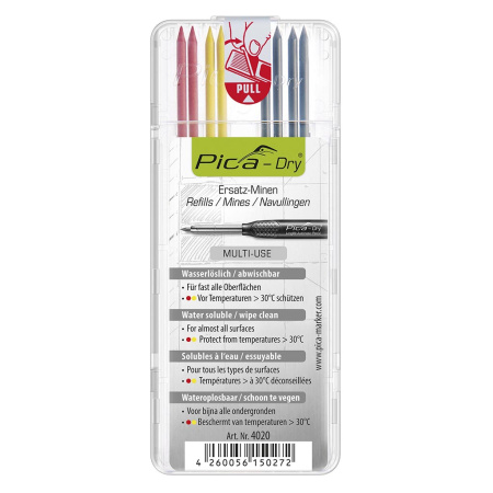 PICA Dry varaterä srj. 8-kpl basic, 4xHB/2xke/2xpu