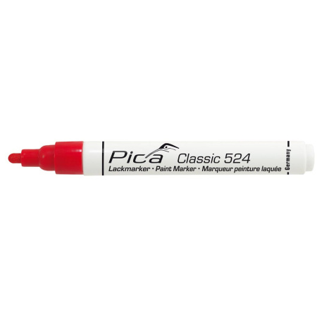 PICA maalikynä punainen, 2-4mm 524 Classic