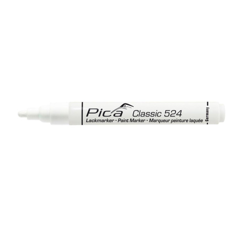 PICA maalikynä valkoinen, 2-4mm 524 Classic
