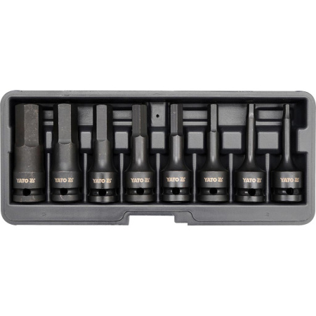 YATO Hex-voimahylsysarja 1/2" 6-19mm, 8-os
