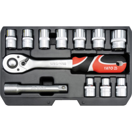 YATO Hylsysarja 1/2" 10-24mm 12-os