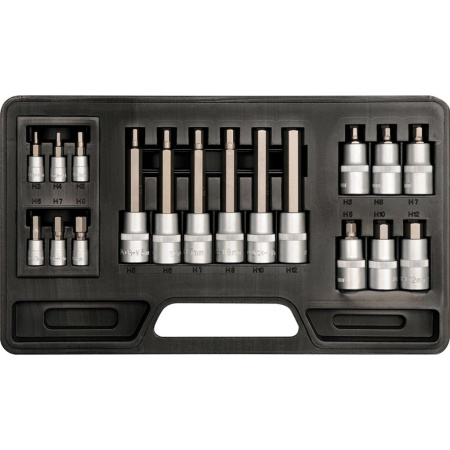 YATO Hex-hylsysarja 1/2" 5-12mm 18-os
