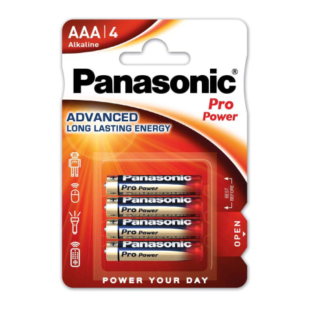 PANASONIC Pro Power AAA LR03PPG/4BP 4kpl/pkt 00265999