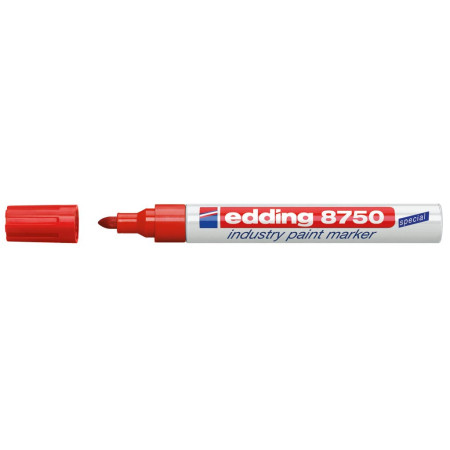 EDDING 8750 teollisuusmaalikynä punainen 9012002
