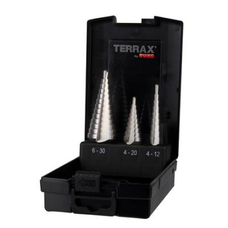 TERRAX porrasporasarja 4-12/4-20/4-30mm HSS A101126RO