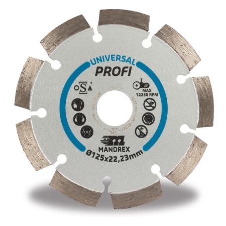 MANDREX PROFI 230mm timanttilaikka Universal MDZU230P