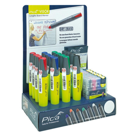 PICA Visor Dry-erase myyntidisplay 23-os P9001