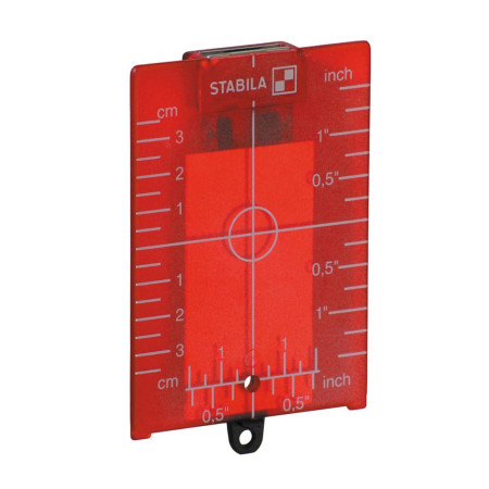 STABILA Tähtäinlevy lasereille, punainen cm/tuuma SB16877