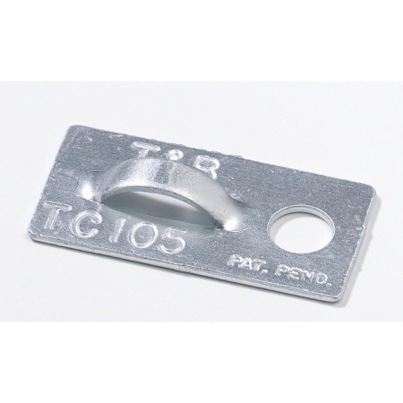 T&B Alumiinikiinnike  max 4,8 mm siteelle, 100 kpl TC5105
