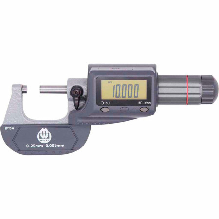 WERKA Ulkomikrometri digit. 0-25x0.01mm IP54 WER217-5806