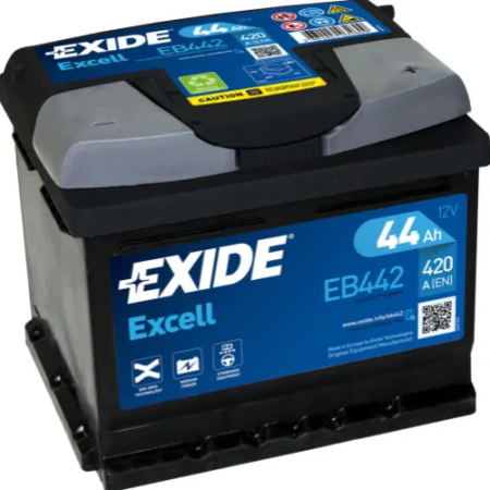 EB442 EXIDE EXCELL 44AH 207X175X175 -/+ 420A 1815-EB442