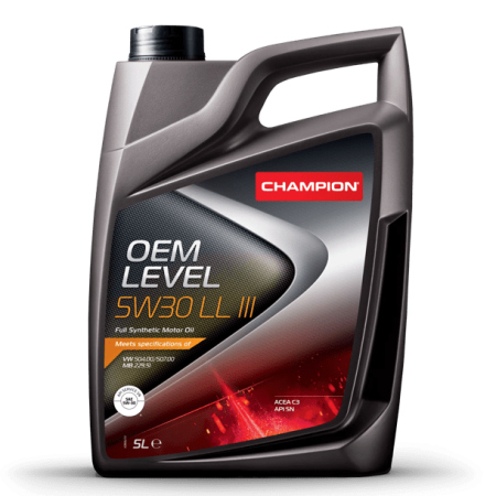 CHAMPION OEM LEVEL 5W30 LL III 5L 1043899