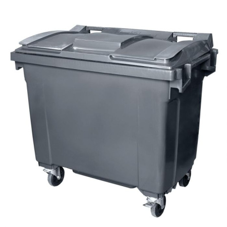 JÄTEASTIA 660L PE HARMAA