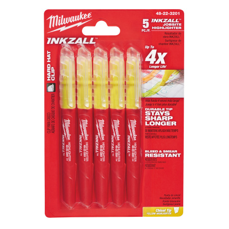 KOROSTUSKYNÄ INKZALL KELTAINEN 5P, Milwaukee