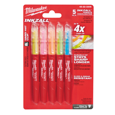 KOROSTUSKYNÄ INKZALL VÄRILLINEN 5P, Milwaukee