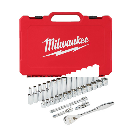 HYLSYSARJA RÄIKÄLLÄ 3/8" MM 32KPL, Milwaukee