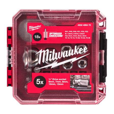RÄIKKÄSARJA KOMPAKTI 1/4" 25P, Milwaukee