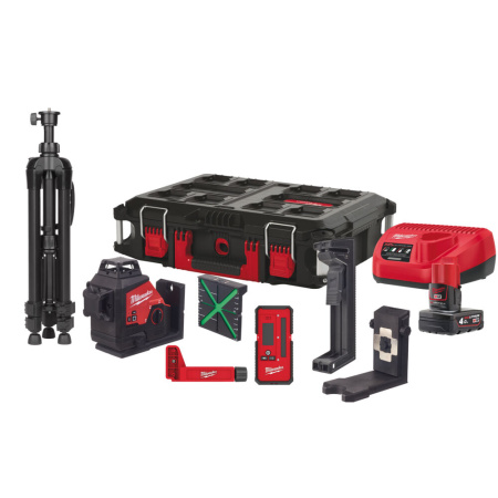 RISTILINJALASER M12 3PLKIT401P, Milwaukee