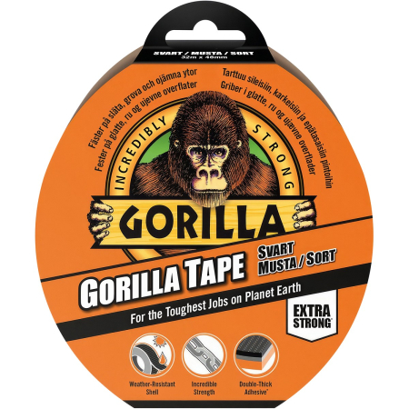 GORILLA-TEIPPI MUSTA 48MM X 32M GOR24603
