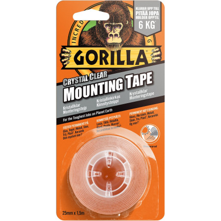 GORILLA-ASENNUSTEIPPI 25MM X 1,5M GOR24640