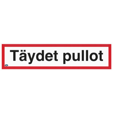 OPASTE TÄYDET PULLOT 400X100 TRA125M