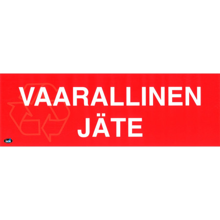 OPASTE VAARALLINEN JÄTE 300X100 TARRA TRA184