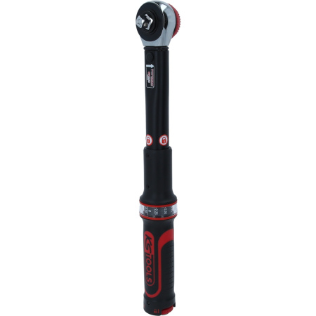 3/8" Räikkä-vääntömomenttiavain, kiertonuppi, 10-50Nm, ERGOTORQUE®precision