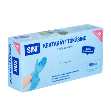 Kertakäyttökäsine M,  100kpl/pkt