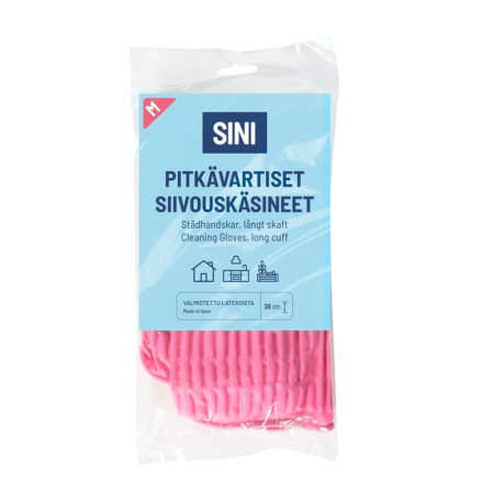 Pitkävartiset siivouskäsineet M