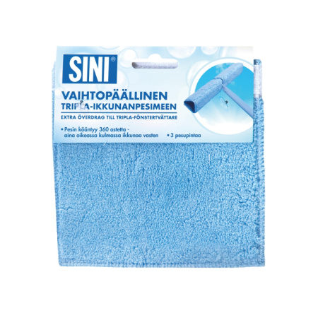 Vaihtopäällinen tripla ikkunanpesimeen