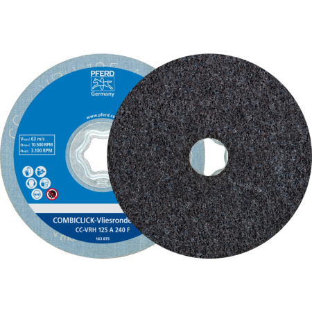 COMBICLICK® Fiiberi  - CC-VRH 125 A 240 F  (karhunkieli, kova) P240, PFERD