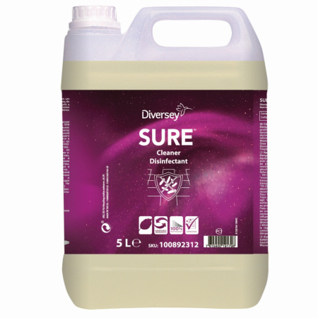 SURE Cleaner Disinfectant 5L Desinfioiva puhdistusaine tiivistetty
