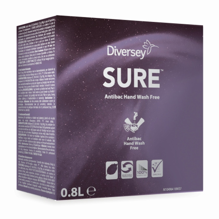 SURE ANTIBAC HAND WASH FREE 0.8L W3553