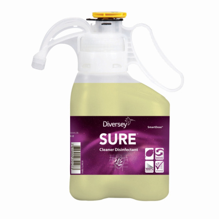 SURE Cleaner Disinfectant SD 1.4L Tiivistetty desinfioiva puhdistusaine