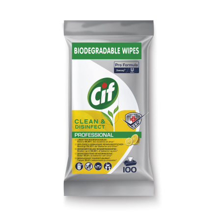 Cif PF.Clean&Disinf.Wipes 100kpl /pkt