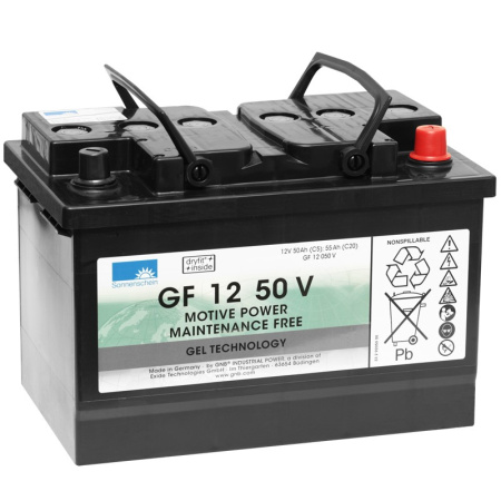 AKKU 12 V 50 AH HUOLTOVAPAA