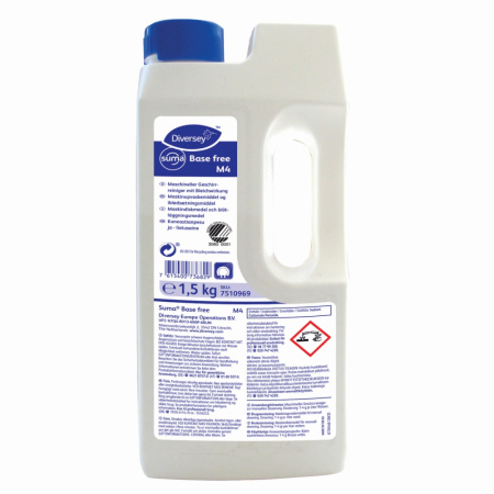 Suma Base Pur-Eco M4 1.5kg Koneastianpesu- ja liotusaine