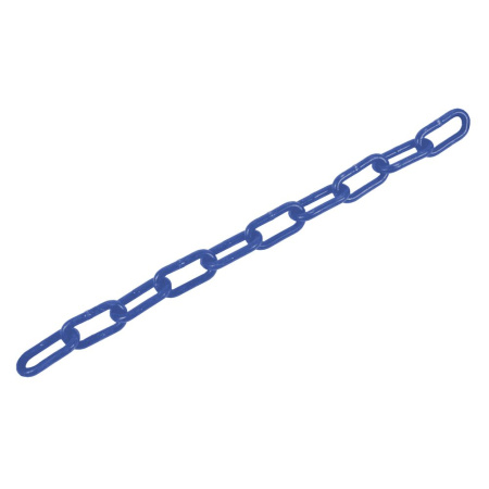 Sidontaketju pitkähahloinen 6 mm, 11m, 10-luokka LC 2800 daN, murtolujuus 5600 kg 6x10x35mm  Väri, sininen