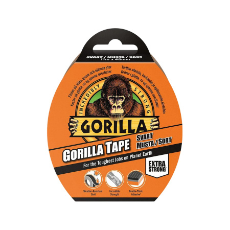 GORILLA-TEIPPI MUSTA 48MM X 11M